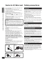 Preview for 2 page of Panasonic SCZT2 - HOME THEATER AUDO SYSTEM Operating Instructions Manual