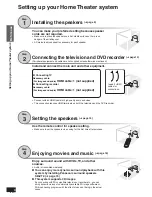 Preview for 4 page of Panasonic SCZT2 - HOME THEATER AUDO SYSTEM Operating Instructions Manual