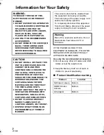 Preview for 2 page of Panasonic SDR-H101 Operating Instructions Manual