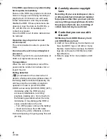 Preview for 4 page of Panasonic SDR-H101 Operating Instructions Manual