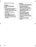 Preview for 2 page of Panasonic SDR-H40 Operating Instructions Manual