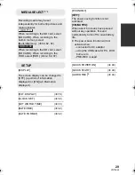 Preview for 29 page of Panasonic SDR S7 - Flash Memory Camcorder Owner'S Manual