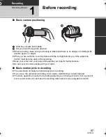 Preview for 37 page of Panasonic SDR S7 - Flash Memory Camcorder Owner'S Manual