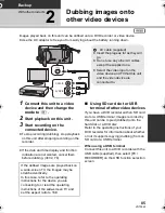 Preview for 85 page of Panasonic SDR S7 - Flash Memory Camcorder Owner'S Manual