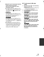 Preview for 95 page of Panasonic SDR S7 - Flash Memory Camcorder Owner'S Manual