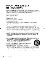 Preview for 4 page of Panasonic SDR SW20 - Camcorder - 680 KP Operating Instructions Manual