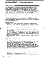 Preview for 8 page of Panasonic SDR SW20 - Camcorder - 680 KP Operating Instructions Manual