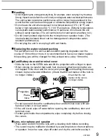 Preview for 9 page of Panasonic SDR SW20 - Camcorder - 680 KP Operating Instructions Manual