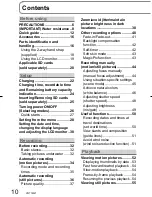 Preview for 10 page of Panasonic SDR SW20 - Camcorder - 680 KP Operating Instructions Manual