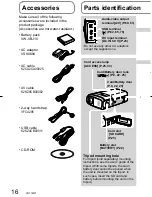 Preview for 16 page of Panasonic SDR SW20 - Camcorder - 680 KP Operating Instructions Manual