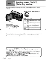 Preview for 26 page of Panasonic SDR SW20 - Camcorder - 680 KP Operating Instructions Manual