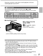 Preview for 27 page of Panasonic SDR SW20 - Camcorder - 680 KP Operating Instructions Manual