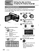 Preview for 30 page of Panasonic SDR SW20 - Camcorder - 680 KP Operating Instructions Manual