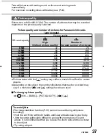 Preview for 37 page of Panasonic SDR SW20 - Camcorder - 680 KP Operating Instructions Manual