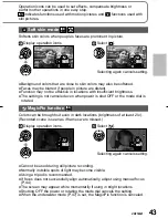 Preview for 43 page of Panasonic SDR SW20 - Camcorder - 680 KP Operating Instructions Manual