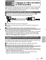 Preview for 61 page of Panasonic SDR SW20 - Camcorder - 680 KP Operating Instructions Manual