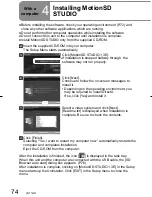 Preview for 74 page of Panasonic SDR SW20 - Camcorder - 680 KP Operating Instructions Manual