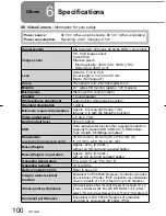 Preview for 100 page of Panasonic SDR SW20 - Camcorder - 680 KP Operating Instructions Manual