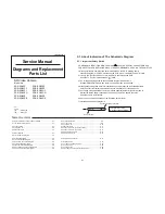 Preview for 33 page of Panasonic SDR-SW20E Service Manual