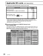 Preview for 20 page of Panasonic SDR-SW21P Operating Instructions Manual