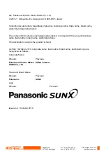 Preview for 142 page of Panasonic SF4C Series Instruction Manual