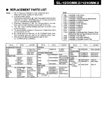 Preview for 11 page of Panasonic SL-1200MK2PK Service Manual