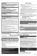 Preview for 3 page of Panasonic SL-CT700 Operating Instructions Manual