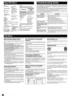 Preview for 8 page of Panasonic Sl-SW205 Operating Instructions Manual