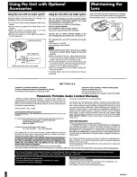 Preview for 5 page of Panasonic SL-SW660V Operating Instructions Manual