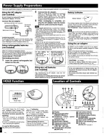 Preview for 2 page of Panasonic SL-SX281C Operating Instructions Manual