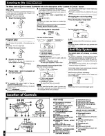 Preview for 4 page of Panasonic SL-SX287J Operating Instructions Manual