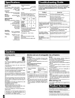 Preview for 8 page of Panasonic SL-SX287J Operating Instructions Manual