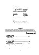 Preview for 3 page of Panasonic SL-VP48 Service Manual