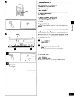 Preview for 13 page of Panasonic SLMC3 - COMPACT DISC CHANGER Operating Manual