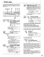 Preview for 11 page of Panasonic SLPD888 - COMPACT DISC CHANGER Operating Manual