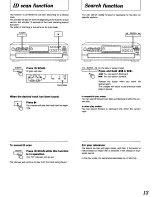 Preview for 13 page of Panasonic SLPD888 - COMPACT DISC CHANGER Operating Manual