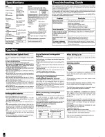 Preview for 8 page of Panasonic SLSW405 - PORT. COMPACT DISC Operating Instructions Manual