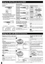 Preview for 5 page of Panasonic SLSX390 - PORT. CD PLAYER-LOW Operating Instructions Manual