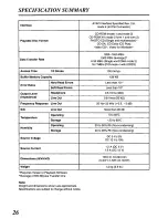 Preview for 26 page of Panasonic SQ-TC510N Operating Instructions Manual