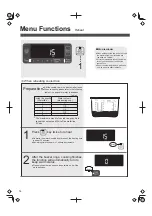 Preview for 14 page of Panasonic SR-AFM181 Operating Instructions Manual