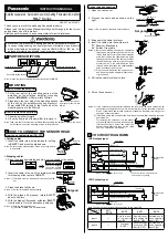 Panasonic SU-7 Series Instruction Manual preview