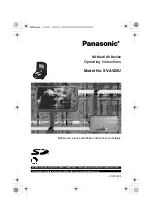 Panasonic SV-AV20 Operating Instructions Manual preview