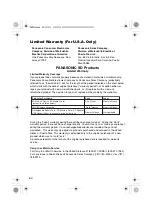 Preview for 60 page of Panasonic SV-AV20A Operating Instructions Manual