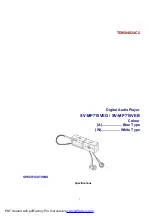 Panasonic SV-MP710VEB Manual preview