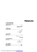 Preview for 3 page of Panasonic SV-MP720VGC Manual