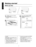 Preview for 12 page of Panasonic SXKN1400 - ELECTRONIC KEYBOARD Owner'S Manual