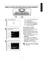 Preview for 15 page of Panasonic SXKN1400 - ELECTRONIC KEYBOARD Owner'S Manual