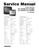 Preview for 3 page of Panasonic TC-14S4RC Service Manual