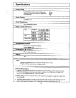 Preview for 27 page of Panasonic TC-29V50R Operating Instructions Manual