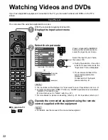 Preview for 22 page of Panasonic TC-32LX14 - 31.5" LCD TV Operating Instructions Manual